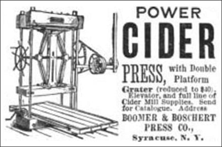 Syracuse 1879 cider press