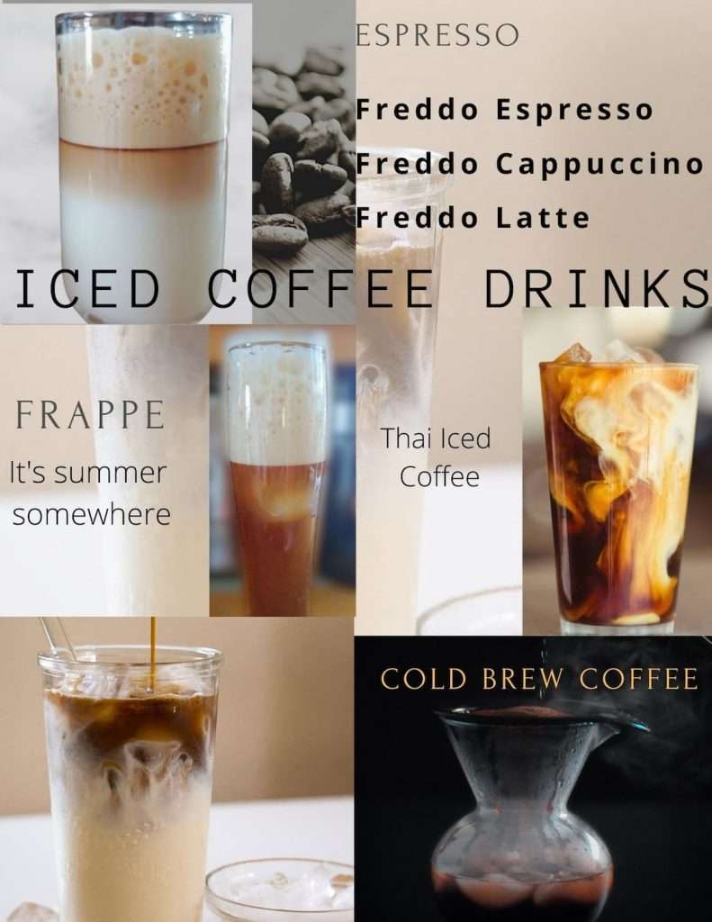Iced Coffee drinks